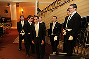 Training des Einzugs einige Wochen vor dem eigentlichen Ball im Ballsaal des Hotel Bayerischer Hof (Foto: Martin Schmitz)